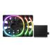 Nzxt Aer RGB 2 Starter Kit 120mm PWM RGB Black Cabinet Fan With RGB Controller (Triple Pack)