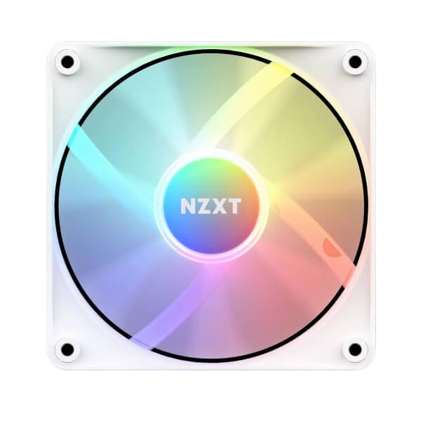 Nzxt F120 RGB Core - 120mm PWM RGB White Cabinet Fan (Single Pack)