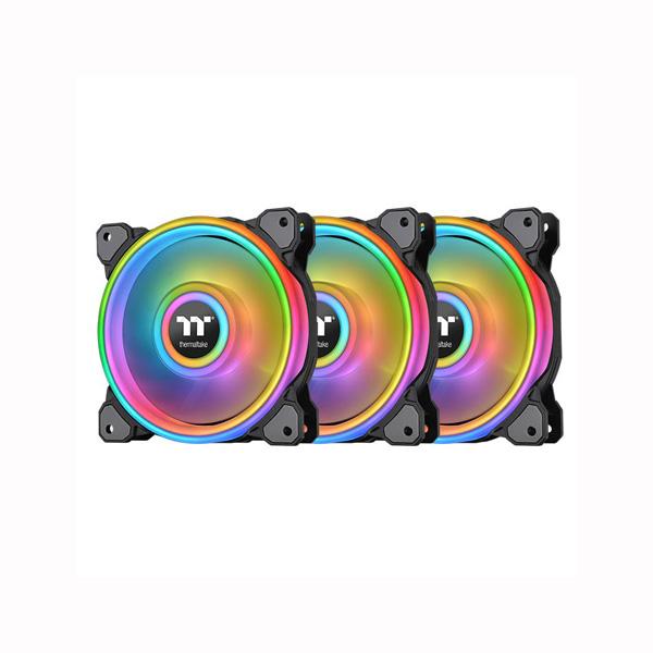 Thermaltake Riing Quad 12 RGB TT Premium Edition - 120mm PWM Cabinet Fan With RGB Controller (Triple Pack)