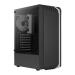 AeroCool Bionic RGB (ATX) Mid Tower Cabinet With Tempered Glass Side Panel And RGB Controller (Black)