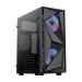 Aerocool Glider Cosmo (ATX) Mid Tower Cabinet With Tempered Glass Panel Side Panel (Black)