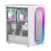 Alseye Ai Pro ARGB Mesh (E-ATX) Mid Tower Cabinet with Swing Door Tempered Glass Side Panel (White)