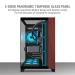 Ant Esports Crystal Wood ARGB (ATX) Mid Tower Cabinet (Black)