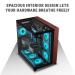 Ant Esports Crystal Wood ARGB (ATX) Mid Tower Cabinet (Black)