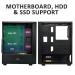 Ant Esports ICE-100 Auto RGB (ATX) Mid Tower Cabinet With 3 Pre-Installed Fan (Black)