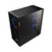 Ant Esports ICE-511 MAX RGB (E-ATX) Mid Tower Cabinet With Tempered Glass Side Panel and LED Controller (Black)