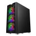 Ant Esports ICE-521MT Auto RGB (E-ATX) Mid Tower Cabinet With Tempered Glass Side Panel (Black)