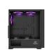 Ant Esports SX7 Auto RGB (ATX) Mid Tower Cabinet with Tempered Glass Side Panel (Black)