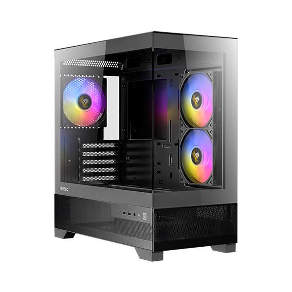 Antec CX500M RGB Black M-ATX Mini Tower Case