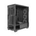 Antec DF600 FLUX ARGB (ATX) Mid Tower Cabinet with Tempered Glass Side Panel and ARGB Controller (Black)