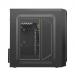 Circle Elan 3.0 with SMPS (ATX) Mid Tower Cabinet (Black)