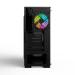 Coconut X6 RGB (ATX) Mid Tower Cabinet with Tempered Glass Side Panel (Black)