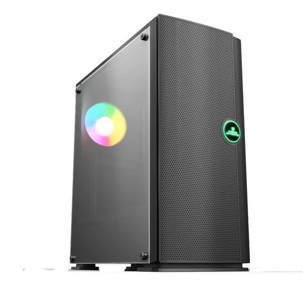 Coconut X6 RGB (ATX) Mid Tower Cabinet with Tempered Glass Side Panel (Black)