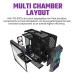 Cooler Master HAF 700 EVO ARGB (E-ATX) Full Tower Cabinet With Tempered Glass Side Panel With ARGB Controller And ARGB Hub (Titanium Grey)