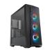 Cooler Master MasterBox MB520 Mesh ARGB (ATX) Mid Tower Cabinet With Tempered Glass Side Panel And ARGB Controller (Black)