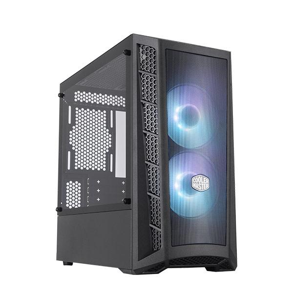 Cooler Master MasterBox MB311L ARGB (M-ATX) Mini Tower Cabinet With Transparent Side Panel With ARGB Controller (Black)