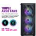 Cooler Master MasterBox TD500 Mesh (E-ATX) Mid Tower Cabinet - With Tempered Glass Side Panel And ARGB Controller (Black)