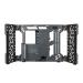 Cooler Master MasterFrame 700 (SSI-EEB) Open Air Frame Full Tower Cabinet With Tempered Glass Side Panel (Black)