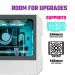 Cooler Master TD300 Mesh ARGB (M-ATX) Mini Tower Cabinet With Tempered Glass Side Panel and ARGB/PWM Hub (White)