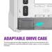 Cooler Master TD300 Mesh ARGB (M-ATX) Mini Tower Cabinet With Tempered Glass Side Panel and ARGB/PWM Hub (White)