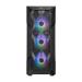 Cooler Master MasterBox TD500 Mesh V2 ARGB (E-ATX) Mid Tower Cabinet with Tempered Glass Side Panel and ARGB Controller (Black)