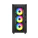 DeepCool CK560 ARGB (E-ATX) Mid Tower Cabinet With USB Type-C And Tempered Glass Side Panel (Black)