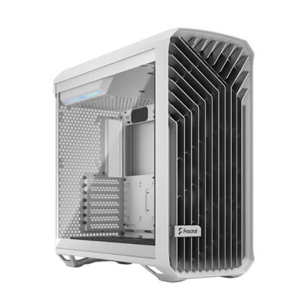 Fractal Design Torrent TG Clear Tint (E-ATX) Mid Tower Cabinet With Tempered Glass Side Panel (White)