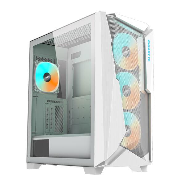 Gigabyte C301 Glass V2 ARGB (E-ATX) Mid Tower Cabinet (White)