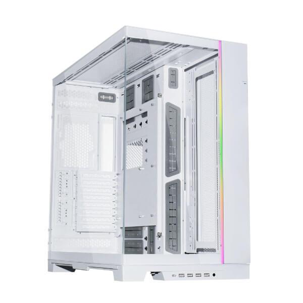 Lian Li O11 Dynamic EVO XL ARGB (E-ATX) Full Tower Cabinet with Tempered Glass Side Panel (White)