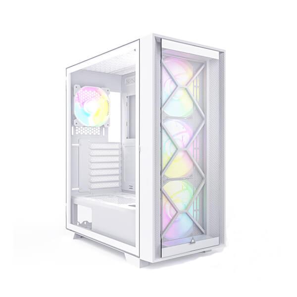 Montech AIR 1000 Premium ARGB (ATX) Mid Tower Cabinet With Tempered Glass Side Panel (White)