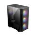MSI MAG FORGE M100A Auto RGB (M-ATX) Mini Tower Cabinet With Transparent Side Panel (Black)