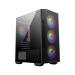 MSI MAG FORGE M100R ARGB (M-ATX) Mini Tower Cabinet With Temperd Glass Side Panel and ARGB Controller (Black)