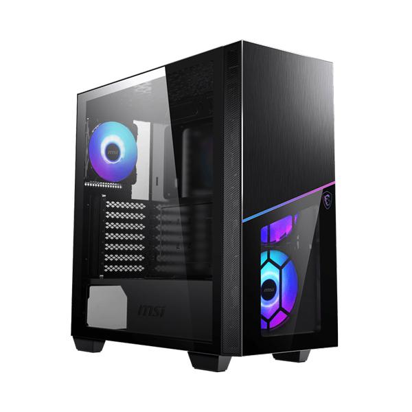 MSI MPG Sekira 100R ARGB (E-ATX) Mid Tower Cabinet with Tempered Glass Side Panel (Black)
