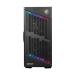 MSI MPG Velox 100P Airflow ARGB (ATX) Mid Tower Cabinet with Swing Door Tempered Glass Side Panel and ARGB Controller (Black)