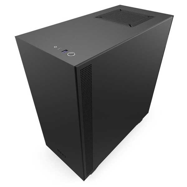 Nzxt H510i (ATX) Mid Tower Cabinet With Tempered Glass Side Panel, Fan Controller And ARGB LED Strip (Matte Black)