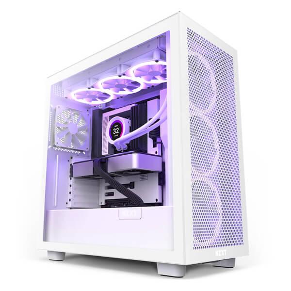 Nzxt H7 Flow (E-ATX) Mid Tower Cabinet (White)