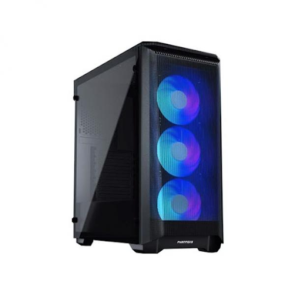 Phanteks Eclipse P400 Air DRGB (E-ATX) Mid Tower Cabinet - With Tempered Glass Side Panel And Digital RGB Controller (Satin Black)