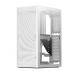 SSUPD Meshlicious (M-ITX) Mini Tower Cabinet With PCIe 3.0 Riser Cable and Tempered Glass Side Panel (White)