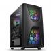 Thermaltake Commander C34 TG ARGB (ATX) Mid Tower Cabinet With Tempered Glass Side Panel And RGB Controller (Black)