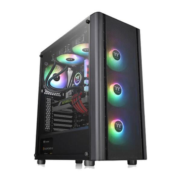 Thermaltake V250 TG Air ARGB (ATX) Mid Tower Cabinet With Tempered Glass Side Panel (Black)