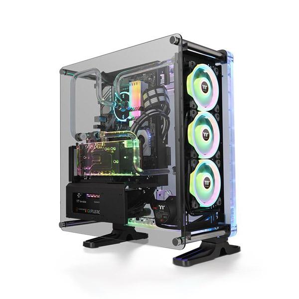 Thermaltake DistroCase 350P (ATX) Mid Tower Cabinet With Tempered Glass Side Panel (Black)