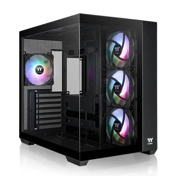 Thermaltake View 380 TG ARGB (ATX) Mid Tower Cabinet (Black)