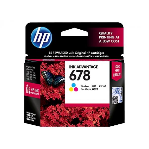 HP 678 Ink Cartridge (Tri Color)