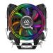 Alseye Halo H120D RGB 120mm Dual Fan CPU Air Cooler (Black)