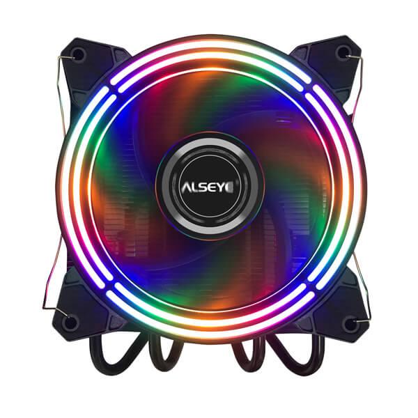 Alseye Halo H120T RGB 120mm CPU Air Cooler (Black)