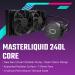 Cooler Master MasterLiquid 240L Core 240mm CPU Liquid Cooler (Black)