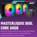 Cooler Master MasterLiquid 360L Core ARGB All In One 360mm CPU Liquid Cooler (MLW-D36M-A18PZ-R1)