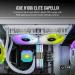 Corsair iCUE H100i Elite Capellix White, 240mm Radiator, Dual 120mm ML Series PWM Fans, RGB Lighting and Fan Control with Software, Liquid CPU Cooler