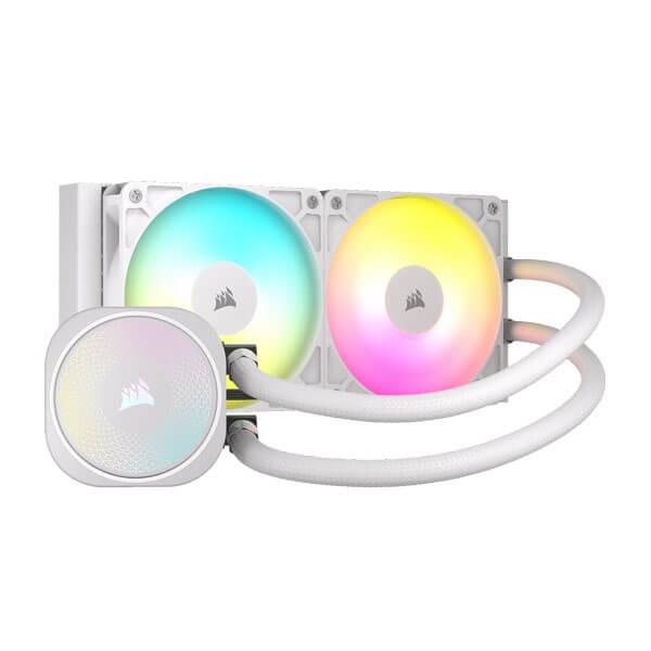 Corsair Nautilus 240 RS ARGB CPU Liquid Cooler (White)