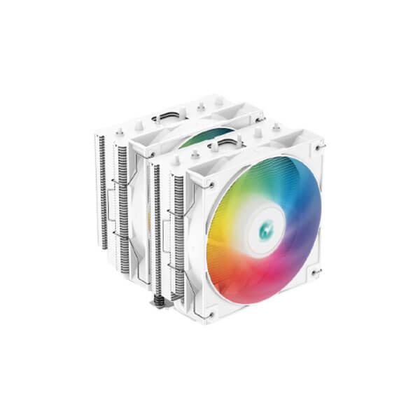 Deepcool Gammaxx AG620 White ARGB Dual Tower CPU Air Cooler (White)